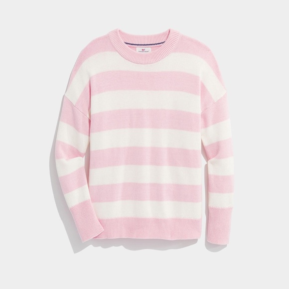 Vineyard Vines Sweaters - Vineyard Vines striped Open Knit Crewneck Sweater